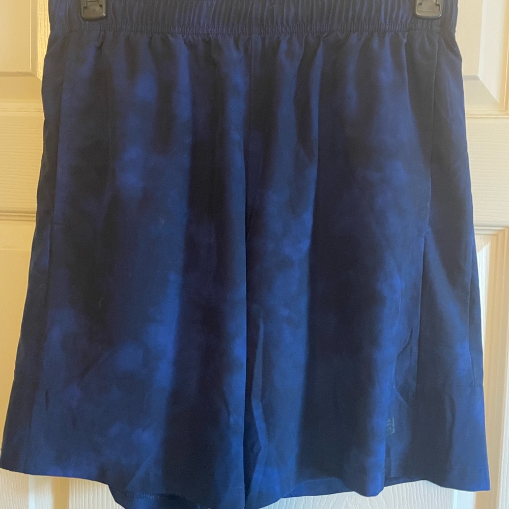 Men’s Athletic Blue Layer 8 Medium Shorts w/Pockets